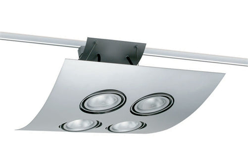 Juno Track Lighting X30404SL Airfoil Trim for XT30404, Silver Color