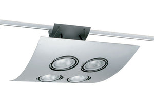 Juno Track Lighting X30404SL Airfoil Trim for XT30404, Silver Color