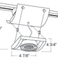 Juno Track Lighting XT16101-20H-SL AVIO One Lamp - HID Metal Halide 20W CMH MR16 GX10 Unit, Silver Color