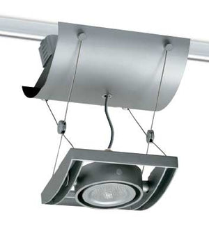 Juno Track Lighting XT16101-39H-SL AVIO One Lamp - HID Metal Halide 39W CMH MR16 GX10 Unit, Silver Color