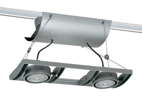 Juno Track Lighting XT16201-39H-GP AVIO Two Lamp - HID Metal Halide 39W CMH MR16 GX10 Unit, Graphite Color