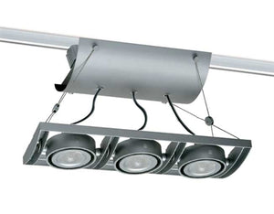 Juno Track Lighting XT16301-20H-SL AVIO Three Lamp - HID Metal Halide 20W CMH MR16 GX10 Unit, Silver Color