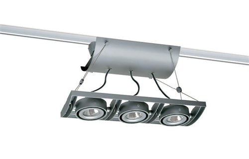Juno Track Lighting XT16301SL AVIO Three Lamp - Low Voltage 20-50W MR16 Unit, Silver Color