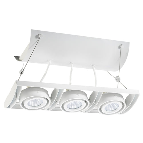 Juno Track Lighting XT16301WH AVIO Three Lamp - Low Voltage 20-50W MR16 Unit, White Color