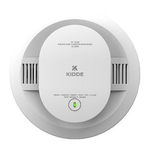 Kidde 30CUD10-V 10-Year Battery Powered Combination Smoke and Carbon Monoxide Detector with Alarm LED Warning Lights and Voice Alerts
