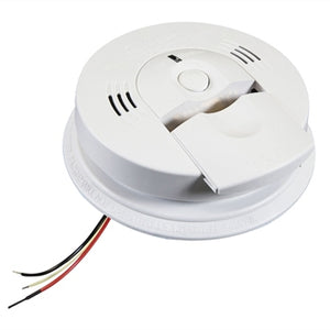 Kidde KN-COSM-IBA (900-0114A) (21006377N) AC Wire-In with Battery Back-Up Combination Carbon Monoxide & Smoke Alarm with Ionization Sensor (Upgraded to CUACFEX-V + 20-9003)