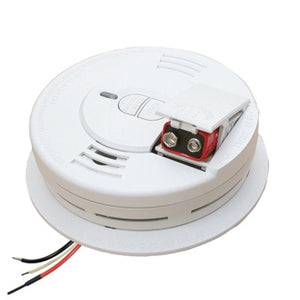 Kidde i12060 (21006376) 120V AC/DC Wire-in ionization Smoke Alarm with 9V Battery Back Up - Contractor Packaging (Upgraded to i4618)