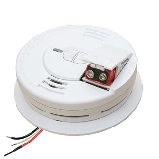 Kidde i12060A (21006376) 120V AC/DC Wire-in ionization Smoke Alarm with 9V Battery Back Up - Contractor Packaging (Upgraded to i4618)