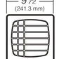 Kim Lighting 5090DL Directional Louver for Kim C54 Well Light