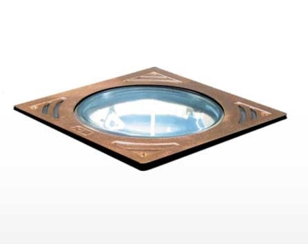 Kim Lighting 6360/SP/100PMH277 Cool-Lens Well Light, Spot Optic, 100W, Pulse Start Metal Halide, 277V, Cast Bronze Natural Finish