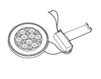 Kim Lighting C54F3/9L5KUV-KIT Well Light, 120 to 270V Spun Copper LED Kit, Narrow Flood Optic, 350mA, 11W, 9 LEDs, 5100K