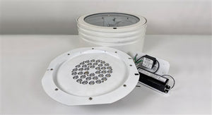 Kim CC21K2-72L-465-5K7-3-LGT-UNV Curvilinear LED Upgrade Kit, 12000 Lumens, 5000K, 70 CRI, Type III Distribution, Light Grey Matte Textured, 120-277V