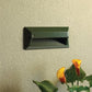 Kim Lighting EL806GR 9W Twin Tube Fluorescent 277V Die-Cast Aluminum Rectangle Landscape Step Light, Verde Green Finish