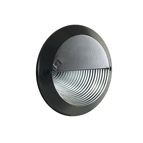 Kim Lighting EL817/3L5KUV/GR 5.3W 120 / 277 Volt Die/Cast Aluminum LED Round Landscape Step Light, 3 LEDs, 5100K Color Temperature, Verde Green Finish