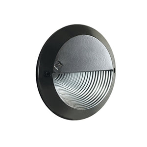 Kim Lighting EL817/9L4KUV/BL 10.4W 120 / 277 Volt Die/Cast Aluminum LED Round Landscape Step Light, 9 LEDs, 4200K Color Temperature, Black Finish