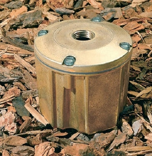 Kim Lighting JB1/WH-P Architectural Junction Box Die-Cast, Low Copper Aluminum with 1/2"NPSM Fixture Mount, White Finish