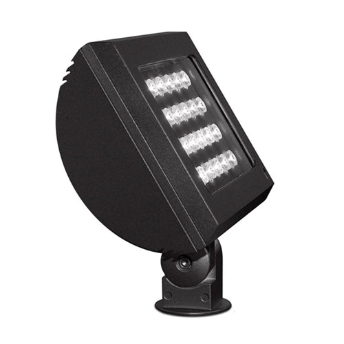Kim Lighting KFL3-40L-90-3K7-WF-UNV-K-DBT 90W LED Floodlight, 10000 Lumens, 3000K, 70 CRI, Wide Flood Beam Spread, 120-277V, Threaded Knuckle, Dark Bronze Matte Textured
