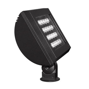 Kim Lighting KFL3-40L-90-3K7-WF-UNV-K-DBT 90W LED Floodlight, 10000 Lumens, 3000K, 70 CRI, Wide Flood Beam Spread, 120-277V, Threaded Knuckle, Dark Bronze Matte Textured