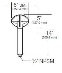 Kim Lighting KLV101DB 20W-35W T3/T4 Halogen 12V Die-Cast Aluminum, Path Pilot Landscape Light, Dark Bronze Finish