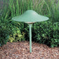 Kim Lighting KLV187VG/H70VG 20-inch Stem 50W MR16 Halogen 12V Brass Traditional Landscape Light, Copper Mushroom Hood, Verde Green Patina Finish