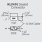 Kim Lighting KLV400DB Low Voltage Spear Mount, Die-Cast Aluminum with 1/2" NPSM Fixture Mount, Dark Bronze Finish