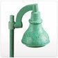 Kim Lighting  KLV57/3L3K/VG 12 Volt Die-Cast Brass LED Landscape Path Bell Light, 5.3W, 3 LEDs, 3000K, Verde Green Patina Finish