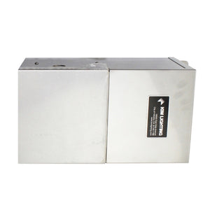 Kim Lighting KLV660 300W One Circuit 277V to 12-15V Multi-Tap Low Voltage Magnetic In-Grade Transformer, Dimmable, Stainless Steel Enclosure