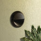 Kim Lighting KLV810DB 50W T3/T4 12V Die-Cast Aluminum Round Landscape Step Light, Dark Bronze Finish