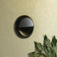 Kim Lighting KLV817/3L5K/BL LED 12V Die-Cast Aluminum Round Landscape Step Light, 5.3W, 3 LEDs, 5100K, Black Finish