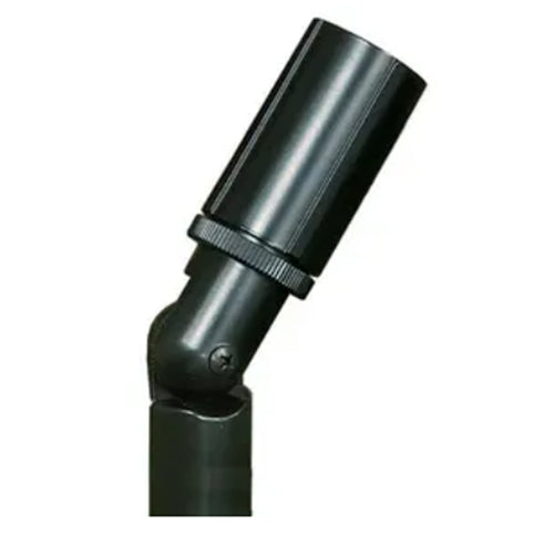 Kim Lighting KLVL202DB 12V Low Voltage 10W LED Halogen Directional Die-Cast Aluminum Landscape Light, Round Hood Style, Dark Bronze Finish