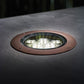 Kim Lighting LTV81FFSP36L3KUVPLRCA81 Landscape In-Grade Light vault 8 Flat Frame, 13" Diameter, Spot Distribution, 36 LEDs, 3000K, 120-277V, Prismatic Lens, with Rebar Cage Anchor