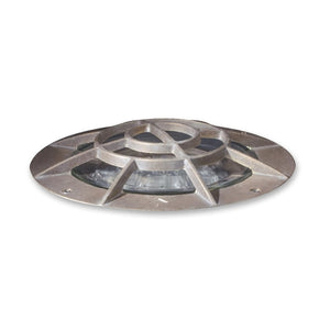 Kim Lighting LTV81RGSP36L3KUVPL Landscape In-Grade Light vault 8 Rock Guard, 13" Diameter, Spot Distribution, 36 LEDs, 3000K, 120-277V, Prismatic Lens