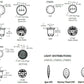Kim Lighting LTV81SSNF36L4KUVPLRCA81 Landscape Light vault 8 Stainless Steel, 13" Diameter, Narrow Flood Distribution, 4000K, 120-277V, Prismatic Lens, Rebar Cage Anchor 1
