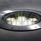 Kim Lighting LTV82SSSP18L3KUVPL Landscape In-Grade Light vault 8 Stainless Steel, 10-3/8" Diameter, Spot Distribution, 18 LEDs, 3000K, 120-277V, Prismatic Lens