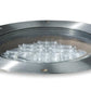 Kim Lighting LTV82SSSP18L3KUVPLRCA82 Landscape In-Grade Light vault 8 Stainless Steel, 10-3/8" Diameter, Spot Distribution, 18 LEDs, 3000K, 120-277V, Prismatic Lens, with Rebar Cage Anchor