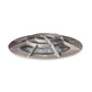 Kim Lighting LTV83RGSP12L3KUVPL Landscape In-Grade Light vault 8 Rock Guard, 7-15/16" Diamater, Spot Distribution, 12 LEDs, 3000K, 120-277V, Prismatic Lens