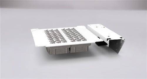 Kim Lighting SARK2-54L-500-4K7-2-UNV-BLS-BC-SF The Archetype 2.0 Small Kit Area Light, 54 LEDs, 9000 Lumens, 4000K, 70 CRI, Type II Distribution, 120-277V, Black Gloss Smooth, Backlight Control, 120, 277, 347 Line Volts Fuse