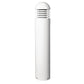 Kim Lighting VRB1/20L3KUV/BLT 25W LED Round Bollard, Single Function, Aluminum Shaft, Domed Top, 20 LEDs, 3000K, 120-277V, Black Matte Textured