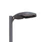 Kim Lighting WP9SA2/1SA/54L/405/5K7/3/CP/SQ/UNV/KSG 69W Warp9 2.0 Small Fixture, Single Arm Mount, 7500 Lumens, 5000K, 70 CRI, Type III Distribution, Clear Polycarbonate Lens, 120-277V, Side Arm Mount Square Pole