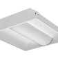 Lithonia 2AVL2 30LHE MDR GZ10 E10W LP840 2'x2' LED Recessed Troffer, 3000 Lumens, High Efficiency, Grid Trim, Static Air Function, Metal Diffuser Round Holes, 120-277V, Dims to 1%, 10W Emergency Battery Pack, 80 CRI, 4000K