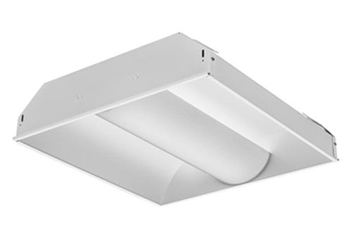 Lithonia 2AVL2 30LSE MDR EZ1 LP830 2'x2' LED Recessed Troffer, Grid Trim, Static, 3000 Standard Efficiency Lumens, Metal Diffuser, 120-277V, eldoLED Dims to 1%, 80 CRI, 3000K