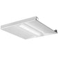Lithonia 2BLT2 33L ADP E10W LP8302'x2' LED Recessed Troffer, Static Air Function, 3300 Lumens, Curved Linear Prism Diffuser, 120-277V, 10W Emergency Battery Pack, 80 CRI, 3000K
