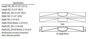 Lithonia 2BLT4 48L ADP GZ10 E10W LP850 2'x4' LED Recessed Troffer, 4800 Lumens, Curved Ribbed Diffuser, 120-277V, Dims to 10%, 10W Emergency Battery Pack, 82 CRI, 5000K