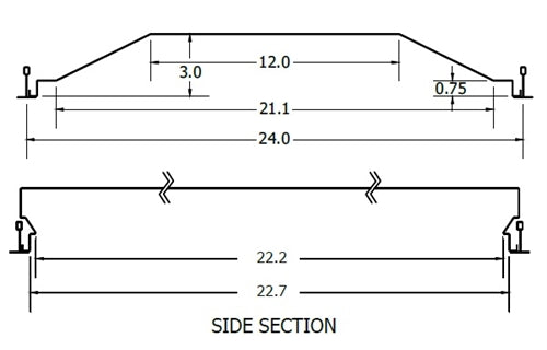 Lithonia 2BLT2R 33L ADP LP835 2x2 LED Troffer Retrofit for Fluorescent Fixtures 3300 Lumens 30 Watt 3500K