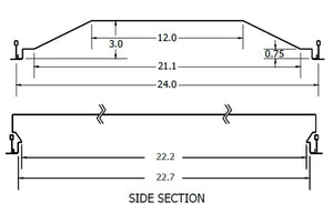 Lithonia 2BLT2R 33L ADP LP835 2x2 LED Troffer Retrofit for Fluorescent Fixtures 3300 Lumens 30 Watt 3500K