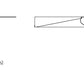 Lithonia 2BLTX4 30L ADP GZ10 E10W LP840 2'x4' Surface Mount LED Light, 3000 Lumens, Curved Linear Prisms Diffuser, 0-10V Dims to 10%, 82 CRI, 4000K, 10W Emergency Battery Pack