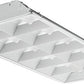 Lithonia 2ESL4 48L MVOLT EZ1 LP835 2'x4' Louvered LED Troffer, 4800 Lumens, 120-277V, eldoLED Dims to 1%, 0-10V Dimming, 82 Cri, 3500K, no nLight