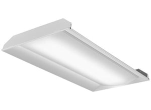 Lithonia 2FSL2 40L EZ1 LP840 2'x2' LED Recessed Troffer, Static Air Function, 4000 Lumens, Satin White Lens, 120-277V, eldoLED Dims to 1%, 0-10V, 80 CRI, 4000K