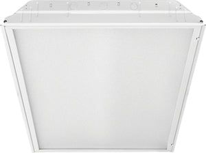 Lithonia 2GTL 2 40L FW A12125 EZ1 LP840 2'x2' LED Recessed Troffer, 4000 Lumens, Flush White Aluminum Door, 0.0125" Frosted Acrylic Lens, 120-277V, eldo Dims to 1%, 4000K