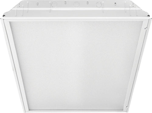 Lithonia 2GTL 2 40L FW A12125 EZ1 LP840 2'x2' LED Recessed Troffer, 4000 Lumens, Flush White Aluminum Door, 0.0125" Frosted Acrylic Lens, 120-277V, eldo Dims to 1%, 4000K